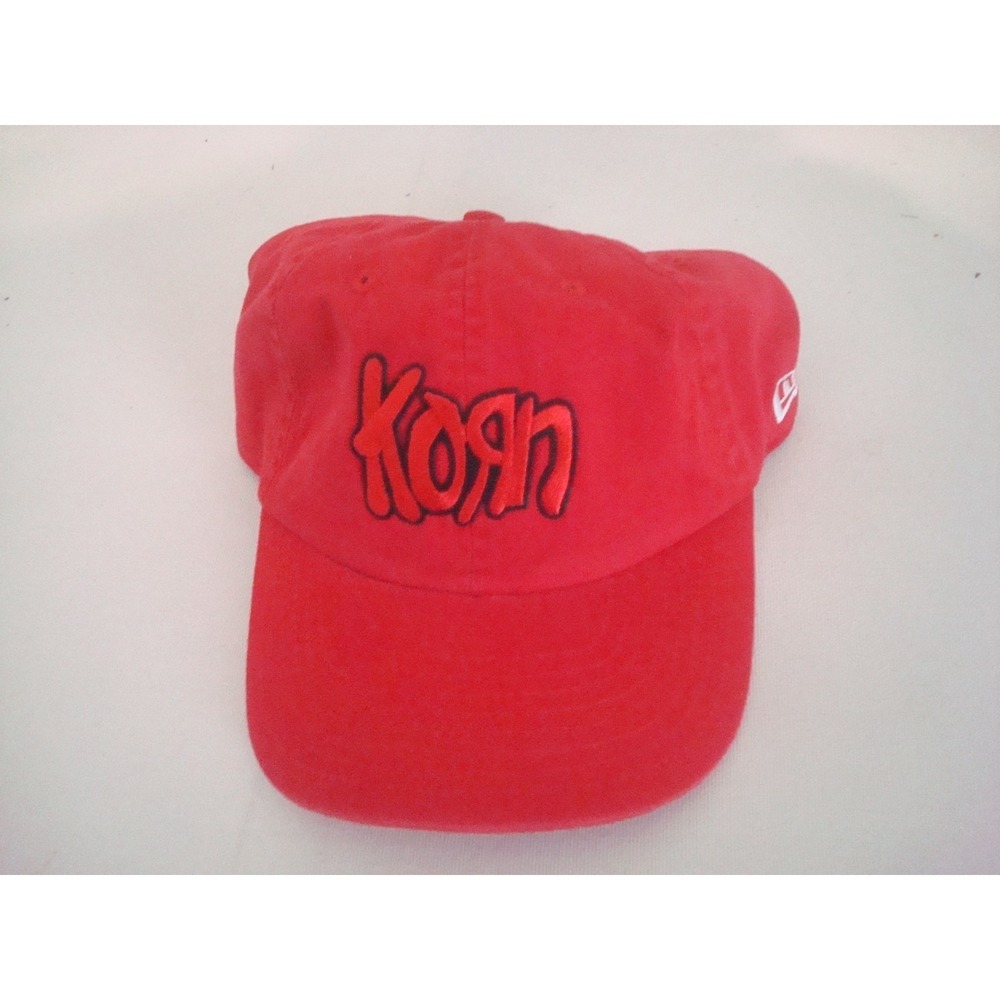 KORN NEW ERA STRAPBACK OSFM 90S HAT CAP VINTAGE DEADSTOCK A1